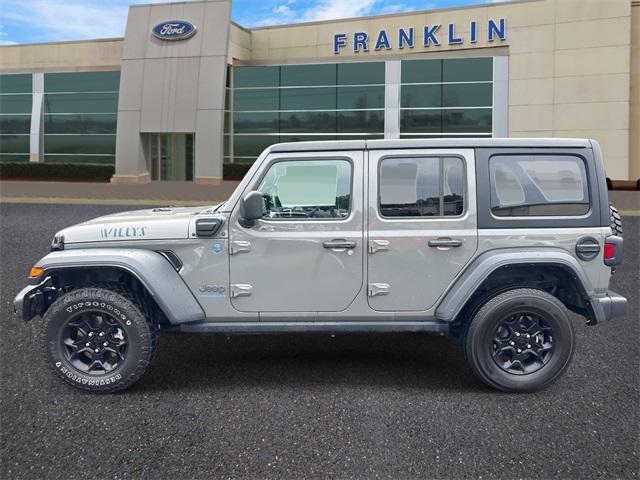 used 2023 Jeep Wrangler 4xe car, priced at $29,854
