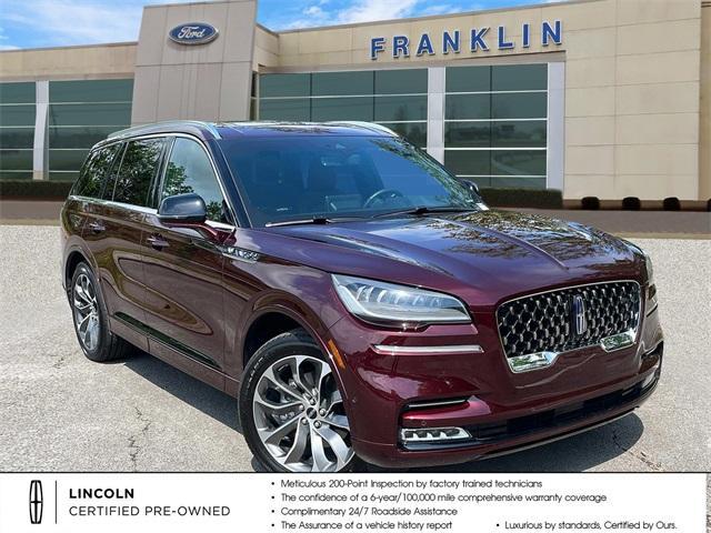 used 2021 Lincoln Aviator car, priced at $46,769