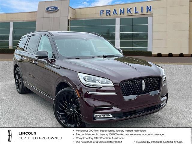used 2023 Lincoln Aviator car, priced at $59,739
