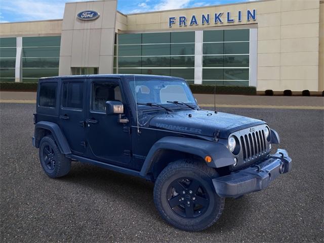used 2017 Jeep Wrangler Unlimited car, priced at $20,380