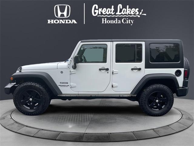 used 2016 Jeep Wrangler Unlimited car, priced at $17,988