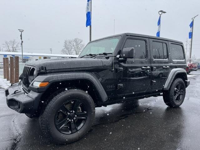 used 2020 Jeep Wrangler Unlimited car, priced at $27,555