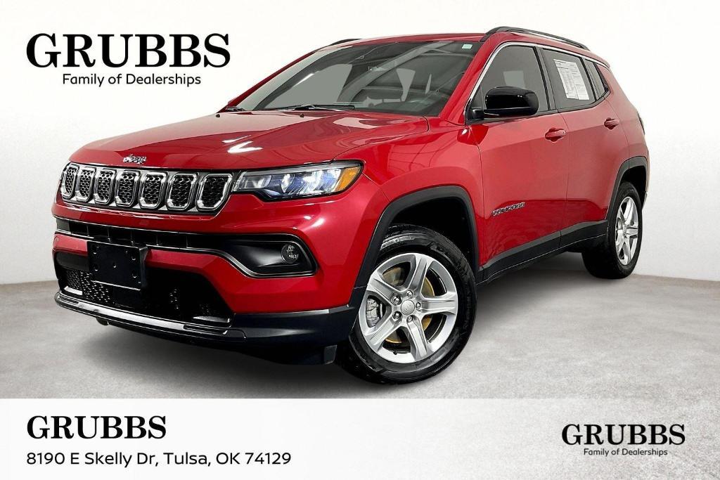 used 2023 Jeep Compass car, priced at $24,400
