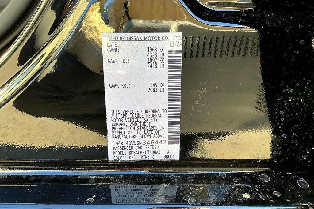 new 2025 Nissan Altima car, priced at $31,184
