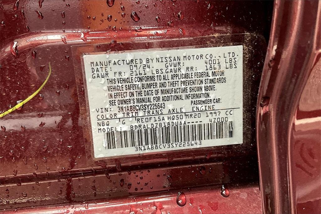 new 2025 Nissan Sentra car, priced at $23,953