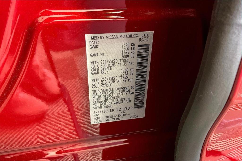 new 2025 Nissan Murano car, priced at $47,995