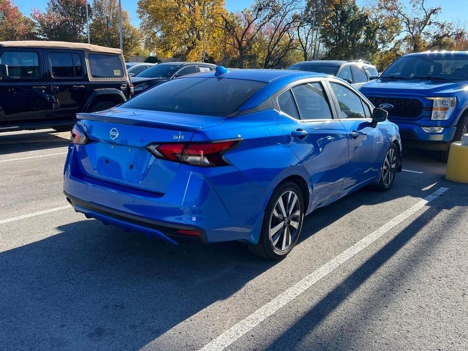 used 2021 Nissan Versa car, priced at $15,000