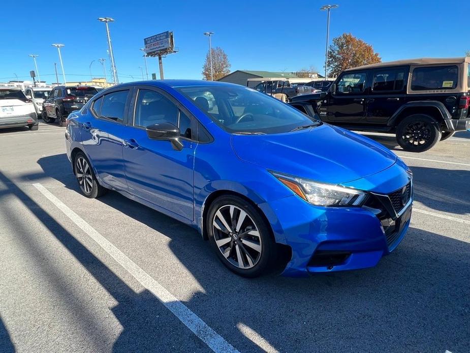 used 2021 Nissan Versa car, priced at $15,000