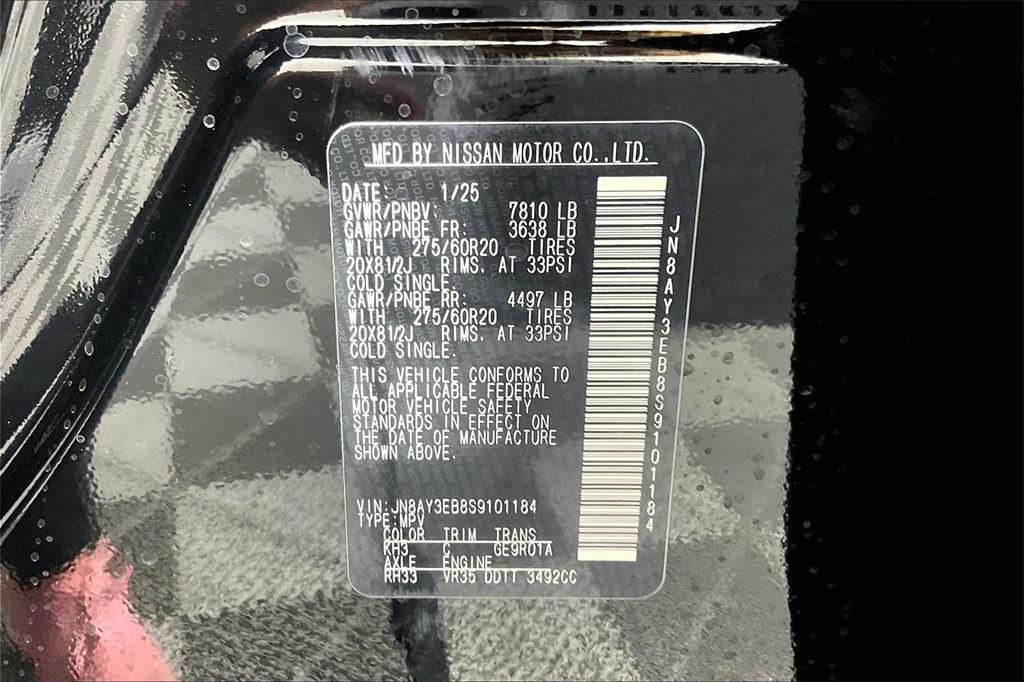 new 2025 Nissan Armada car, priced at $75,091