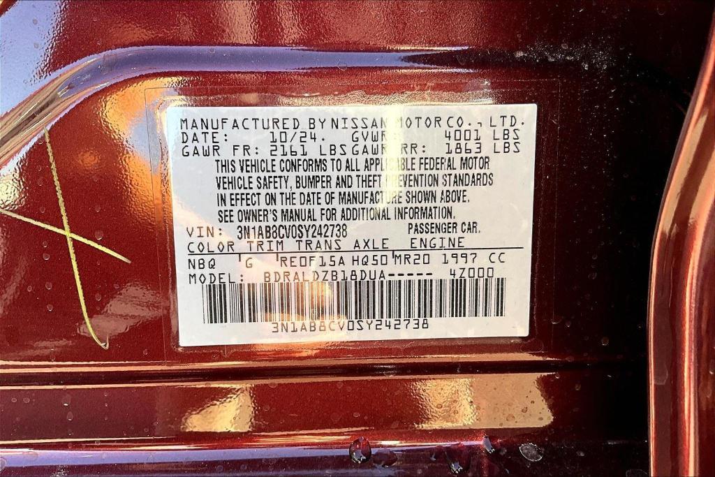new 2025 Nissan Sentra car, priced at $23,428