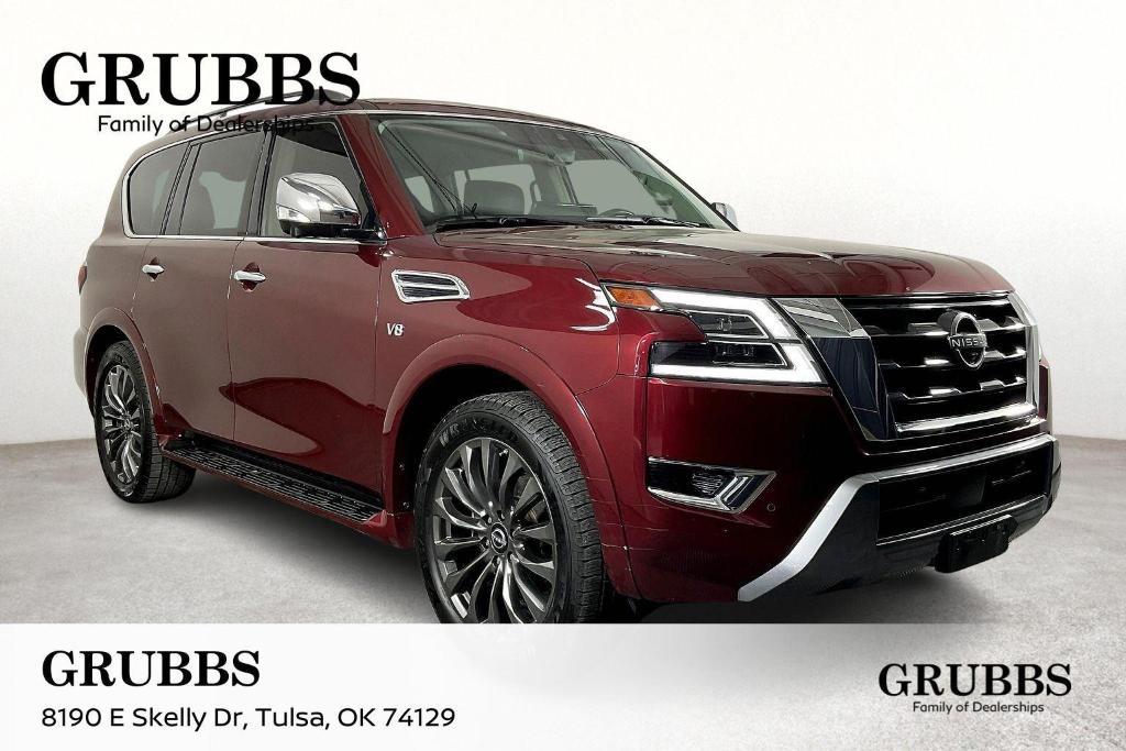 used 2021 Nissan Armada car, priced at $30,867