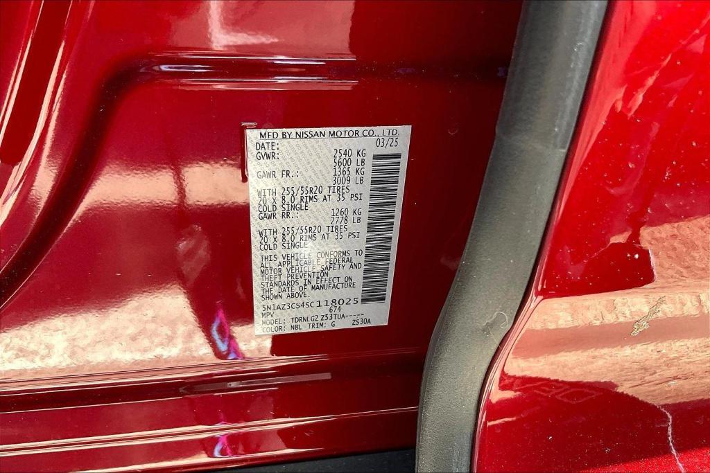 new 2025 Nissan Murano car, priced at $44,165