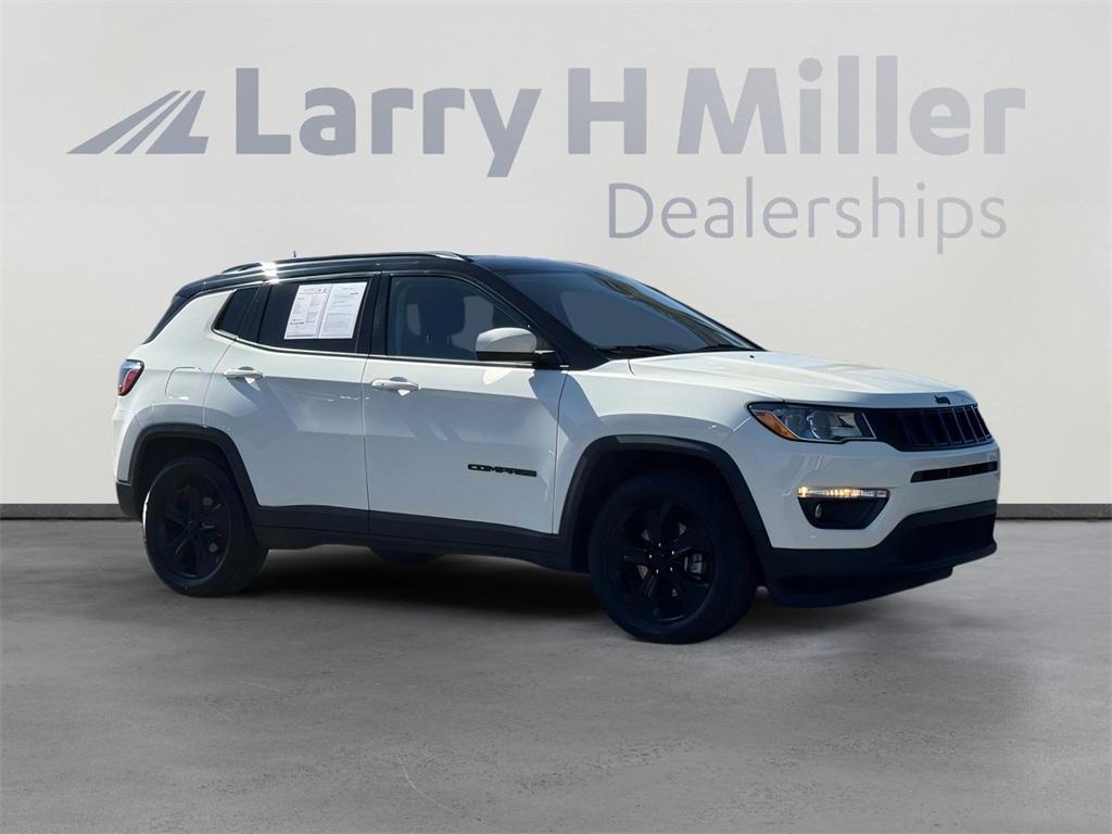 used 2021 Jeep Compass car, priced at $18,500