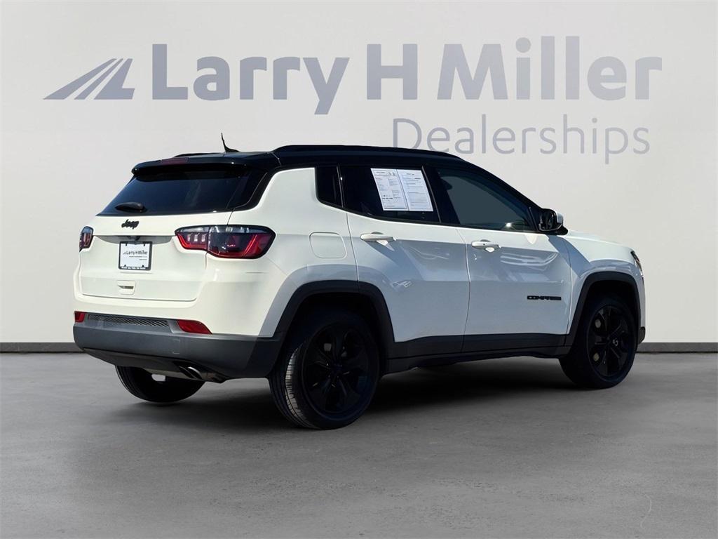 used 2021 Jeep Compass car, priced at $18,500