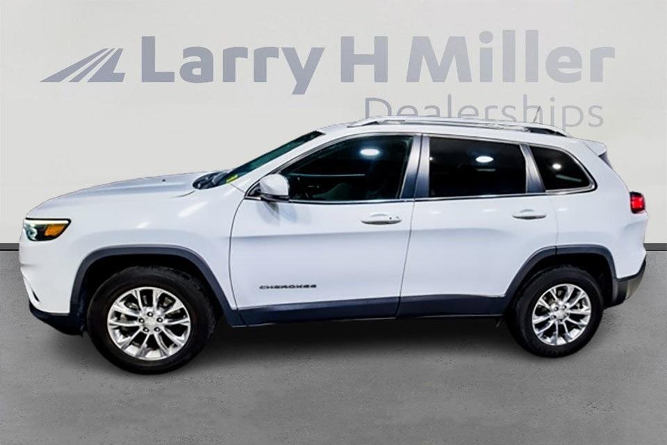 used 2021 Jeep Cherokee car, priced at $22,300