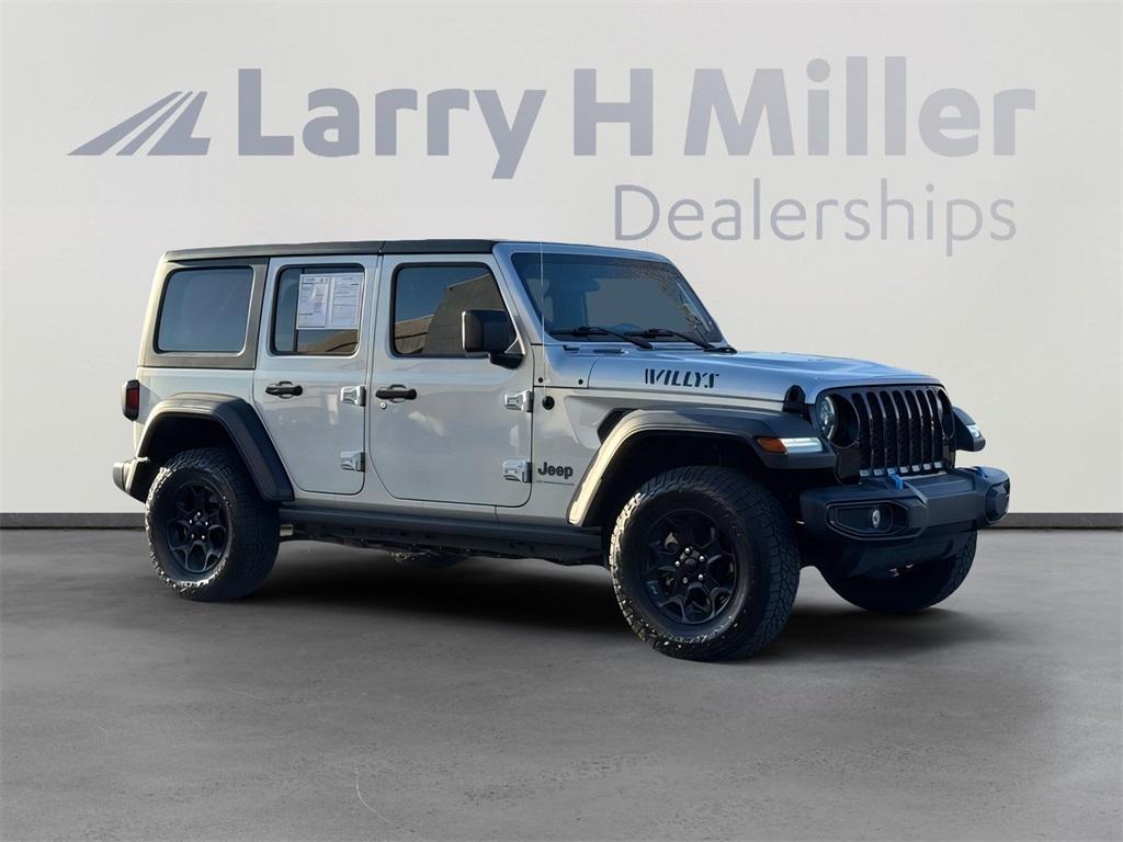 used 2023 Jeep Wrangler 4xe car, priced at $27,000