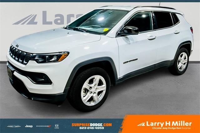 used 2023 Jeep Compass car, priced at $24,500