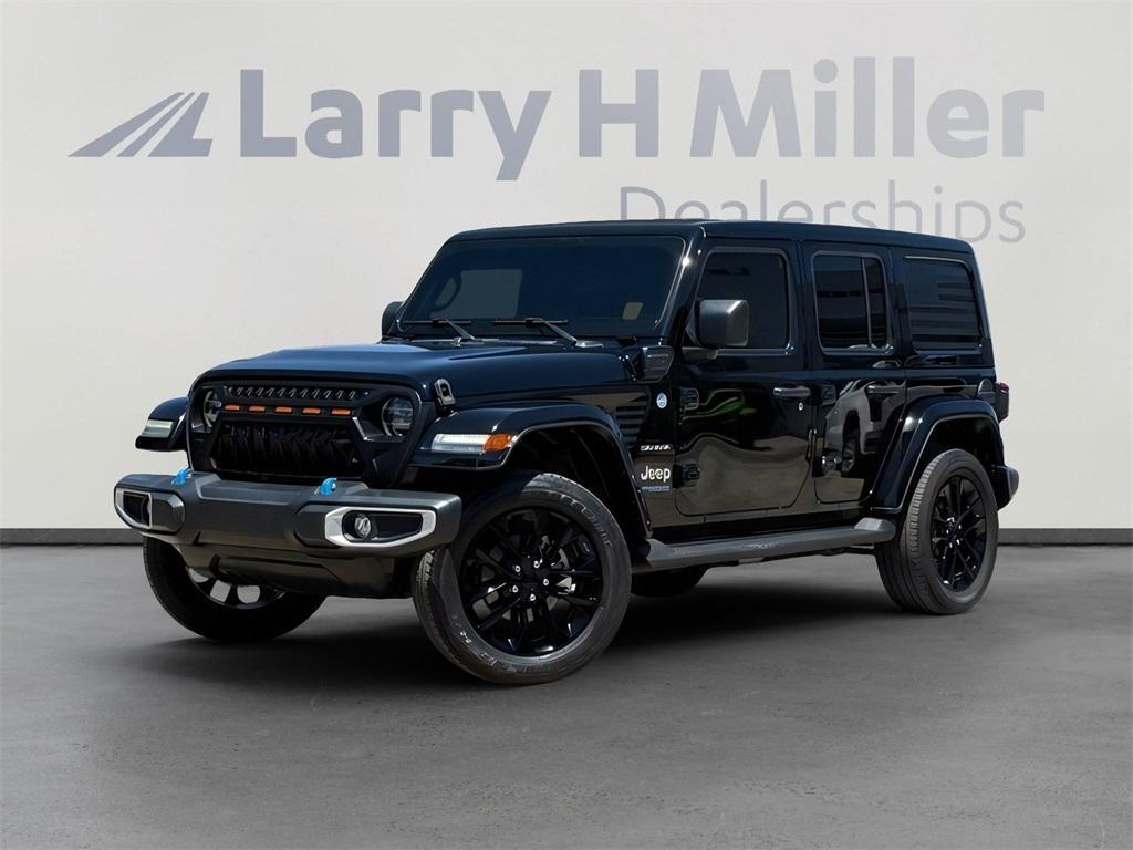 used 2022 Jeep Wrangler Unlimited 4xe car, priced at $33,500