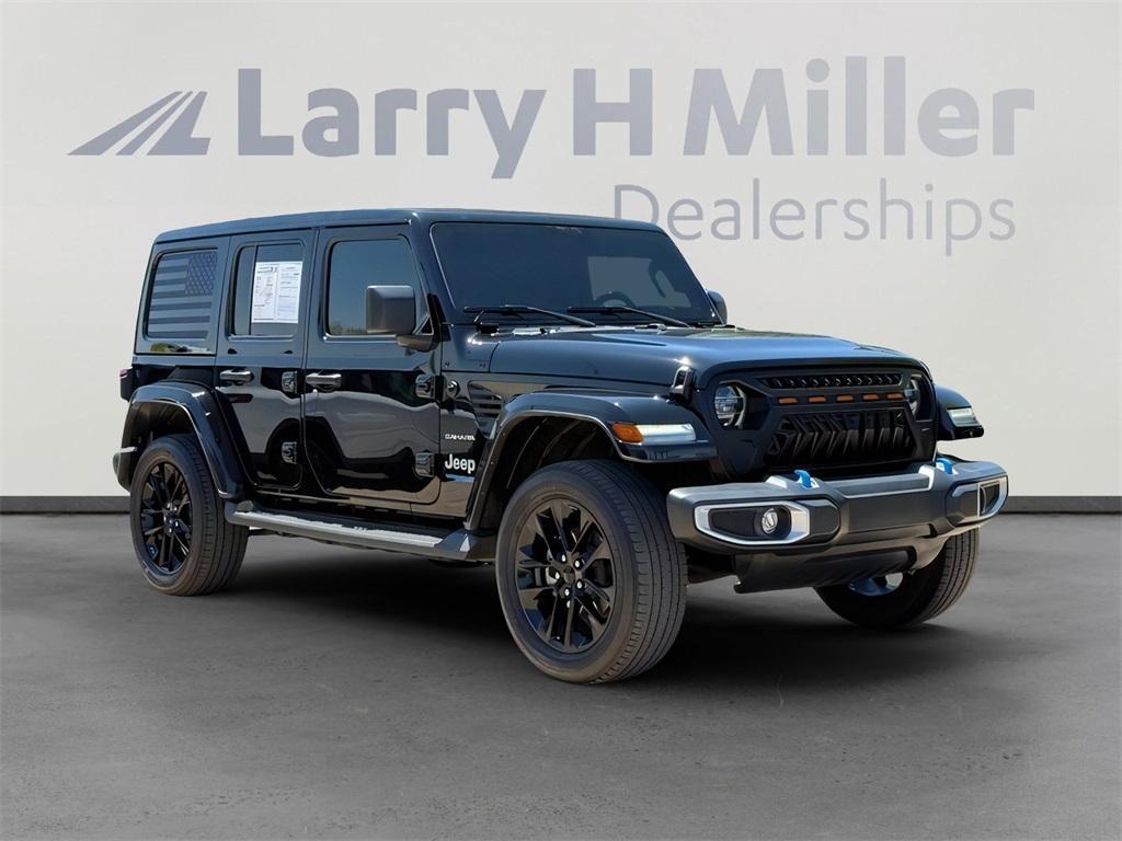 used 2022 Jeep Wrangler Unlimited 4xe car, priced at $33,500