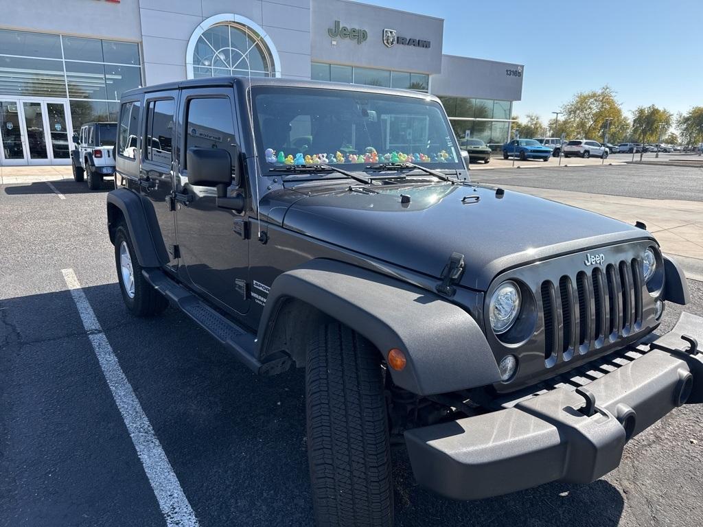 used 2017 Jeep Wrangler Unlimited car, priced at $18,300