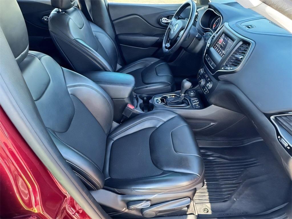 used 2021 Jeep Cherokee car, priced at $21,500