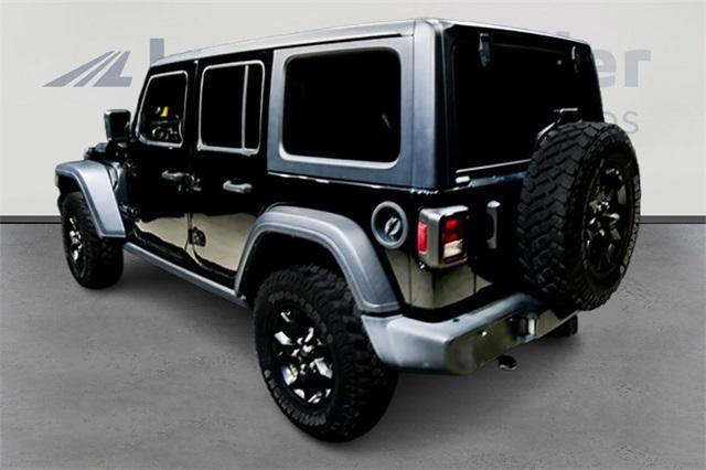 used 2021 Jeep Wrangler Unlimited car, priced at $32,000