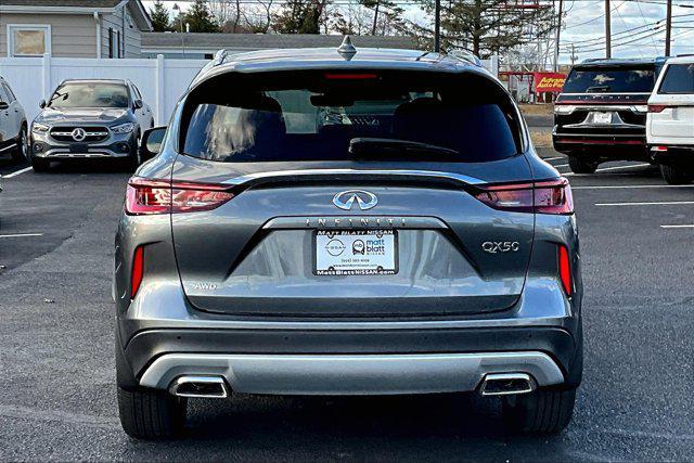 new 2025 INFINITI QX50 car, priced at $49,270