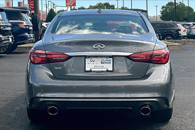 new 2024 INFINITI Q50 car, priced at $46,890