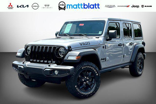 used 2021 Jeep Wrangler car, priced at $28,343