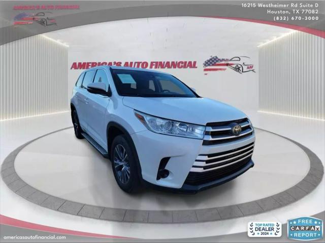 used 2018 Toyota Highlander car, priced at $16,995