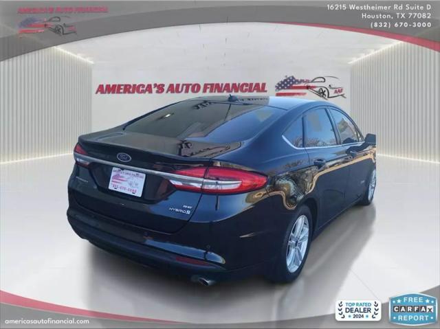 used 2018 Ford Fusion Hybrid car, priced at $11,995