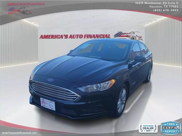 used 2018 Ford Fusion Hybrid car, priced at $11,995