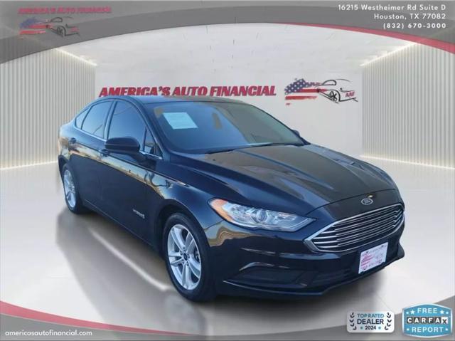 used 2018 Ford Fusion Hybrid car, priced at $11,995