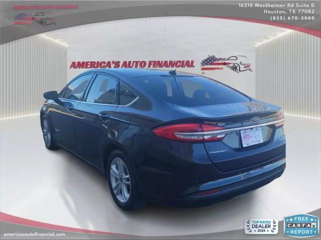 used 2018 Ford Fusion Hybrid car, priced at $11,995