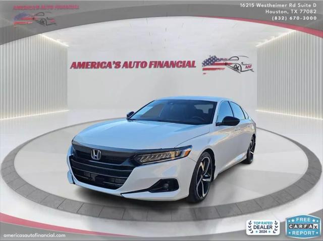 used 2021 Honda Accord car, priced at $21,495