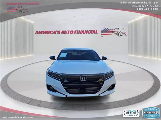 used 2021 Honda Accord car, priced at $21,495