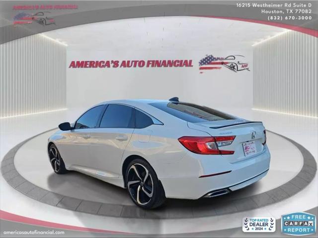 used 2021 Honda Accord car, priced at $21,495