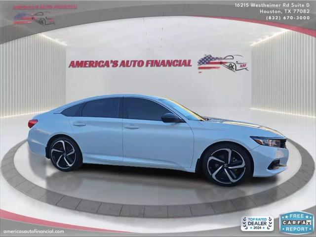 used 2021 Honda Accord car, priced at $21,495