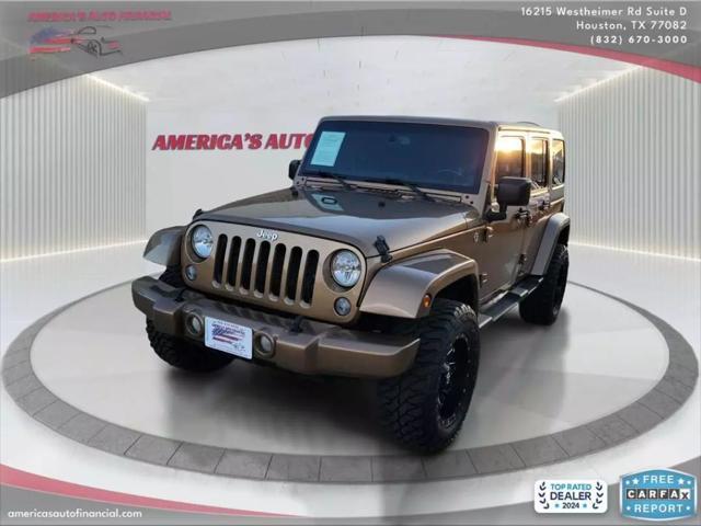 used 2015 Jeep Wrangler Unlimited car, priced at $18,995