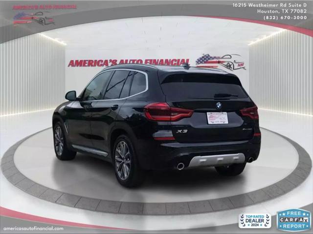 used 2019 BMW X3 car, priced at $19,995