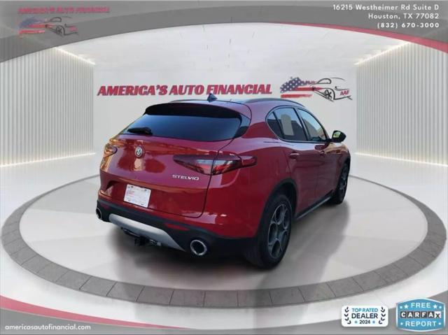 used 2018 Alfa Romeo Stelvio car, priced at $19,995