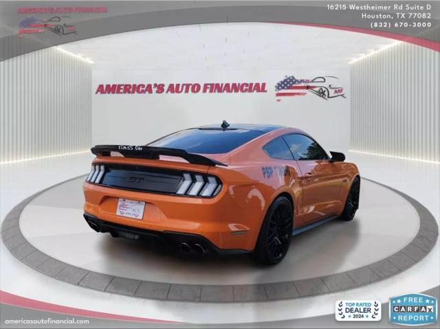 used 2021 Ford Mustang car, priced at $34,995
