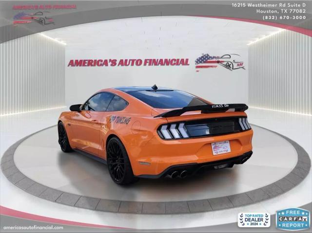 used 2021 Ford Mustang car, priced at $34,995
