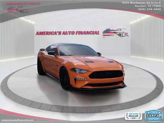 used 2021 Ford Mustang car, priced at $34,995
