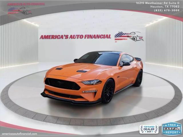 used 2021 Ford Mustang car, priced at $34,995