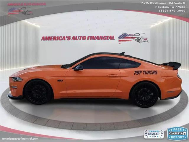used 2021 Ford Mustang car, priced at $34,995