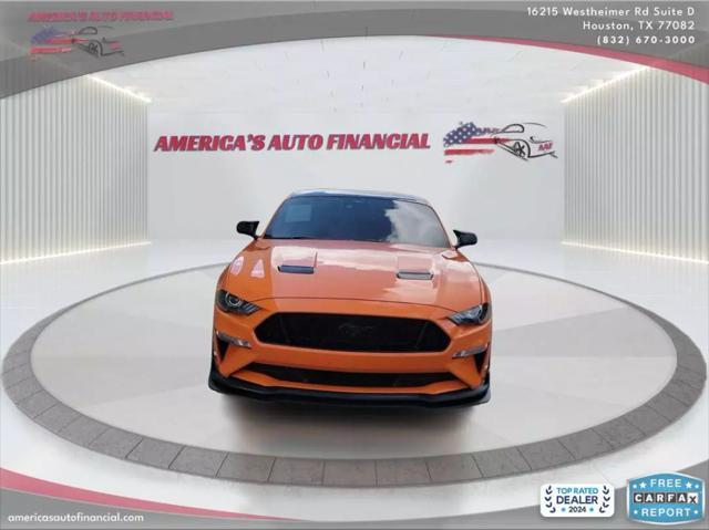 used 2021 Ford Mustang car, priced at $34,995