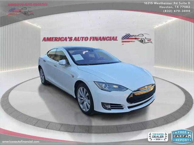 used 2015 Tesla Model S car, priced at $17,495