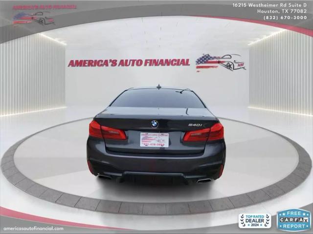 used 2018 BMW 540 car, priced at $18,995