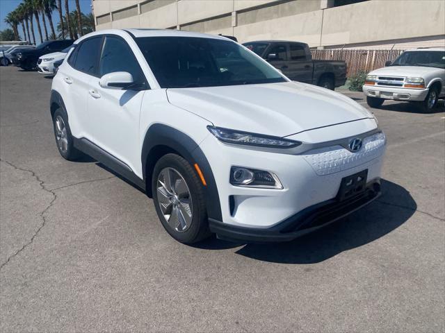 used 2021 Hyundai Kona EV car, priced at $20,000